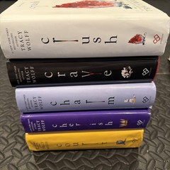 Crave 5 Book Series Set HC by Tracy Wolff Charm, Crush, Court,Crave,Cherish