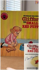 SIGNED Clifford The Small Red Puppy Norman Bridwell HCDJ FINE