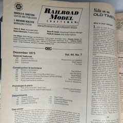 Model Railroad 1957 And Railroad Model 1958, 1975 – Lot Of 4 Magazines