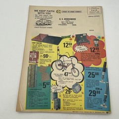 1969 Spring Sale Mailer Coast To Coast Fishing Housewares Bikes Tools 56 Pages