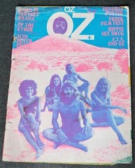 OZ # 30 magazine with Jimi Hendrix poster UK issue October 1970 Counter-Culture