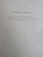 The Practitioners Library of Medicine and Surgery 1938 Supplement Index