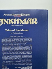 Tales of Lankhmar (Advanced Dungeons and Dragons Module LNR2) Anthony Pryor VF-