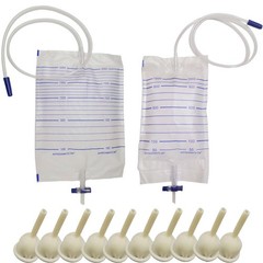 Latex Condom Catheter External Self Sealing Set 12 Piece Set, 25mm/0.98inch