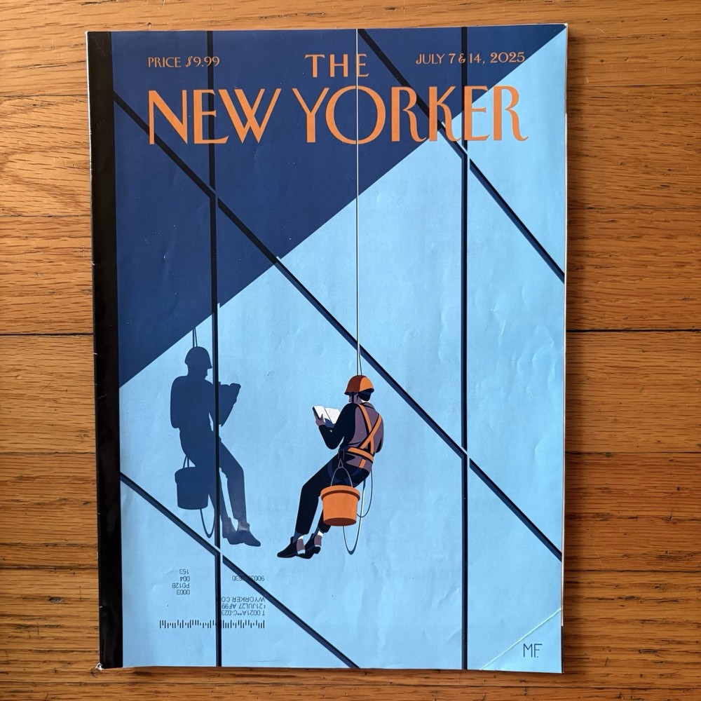 New Yorker Magazine Malika Favre Fiction Issue AI Smartphone Impact July 7 2025