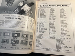 4 Wanamaker Millrose Athletic Games Madison Square Garden Programs 1951-1960