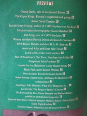 Interview Magazine Dec 1988 Meryl Streep, Geena Davis, Rasputin, The Gypsy Kings