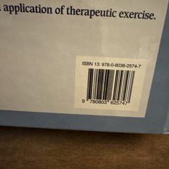Therapeutic Exercise : Foundations and Techniques by Carolyn Kisner and Lyn BNEW