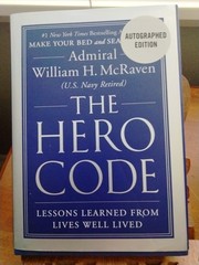 Hero Code AUTOGRAPHED Admiral William H. McRaven