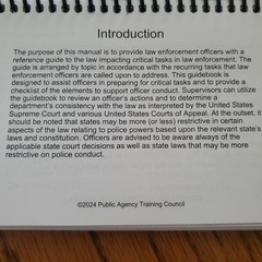 2024 Quick Reference Legal Guide Police Stops Questioning Search Arrest ID Force