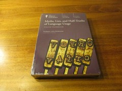 Great Courses: Myths, Lies, and Half-Truths of Language Usage.Brand New.w/ Guide