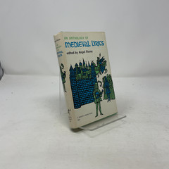 An Anthology of Medieval Lyrics by Angel Flores HC First Thus Very Good 1965