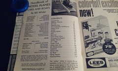 Handbook for Model Planes Boats and Cars Bill Winter / Fawcett 1965 112-pages