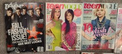 Teen Vogue Fashion Model Y2K Music Runway Magazine Lot Girls catalog Ad 2012
