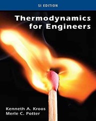 Thermodynamics for Engineers, SI – Paperback, by Kroos Kenneth A.; – Very Good