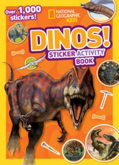 National Geographic Kids Dinos Sticker Activity Book: Over 1,000 Stickers – GOOD
