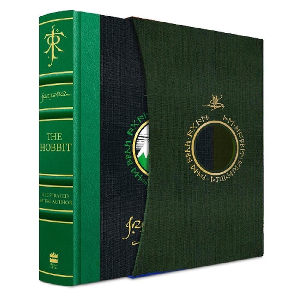 The Hobbit Illustrated Deluxe edition by Tolkien, J. R. R., Like New Used, Fr…