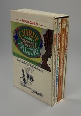 Roald Dahl 4 Illustrated PB Box Set 1st Skylark Charlie Factory +3 Slipcase