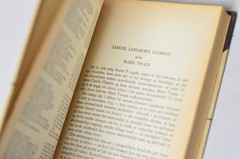 Faux Leather Bound Tom Sawyer by Mark Twain 1961 – Danish Language