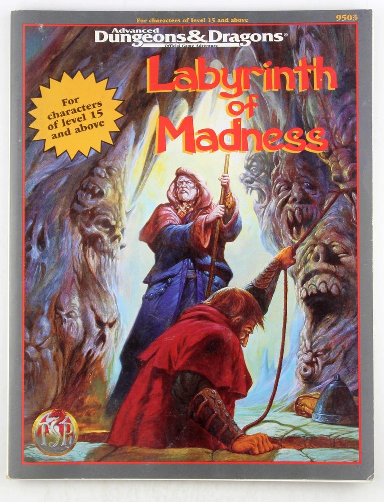 Labyrinth of Madness (AD&D Fantasy Roleplaying Adventure) by Monte Cook (1995-07