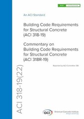 ACI CODE-318-19(22): – Paperback, by American Concrete Institute – Acceptable
