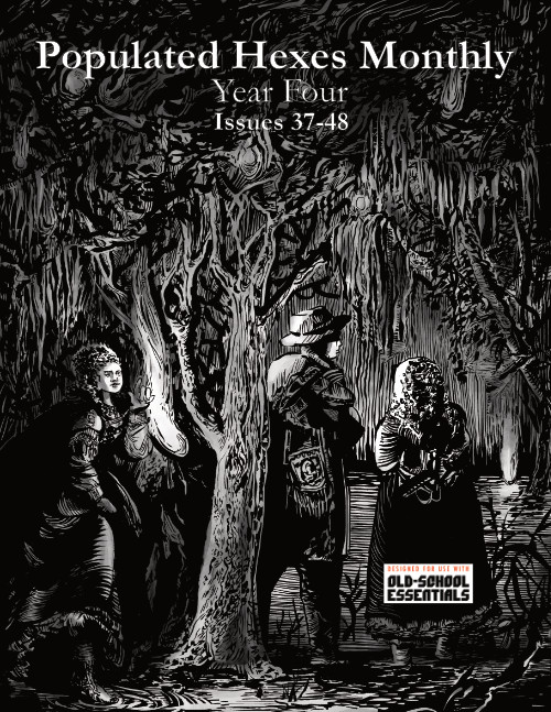 Populated Hexes Monthly, Year Four (hardcover)