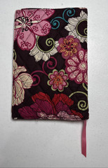 VERA BRADLEY Quilted Fabric Journal BOOK COVER 5.25”x7.75” Retired