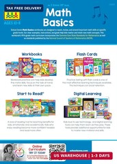 School Zone – Math Basics 5 Workbook – 64 Pages Ages 10 to 11 5th Grade Divis…
