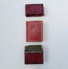 Small Rain Upon the Tender Herb 3rd Ed Red Leather 1832 Victorian Miniature Book