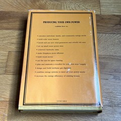Producing Your Own Power Carol H. Stoner 1st Print HC DJ Illus Rodale 1974