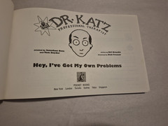 Comedy Centrals Dr. Katz : Hey I’ve Got My Own Problems by Truxaw and Braudis VG