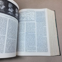 1950 The Volume Library Encyclopedia Black Faux Leather Bound MADE IN USA VG