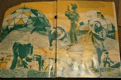 OZ # 30 magazine with Jimi Hendrix poster UK issue October 1970 Counter-Culture