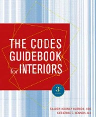 The Codes Guidebook for Interiors by Sharon K Harmon: Used
