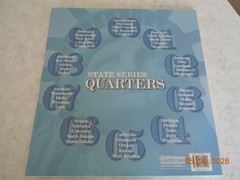 State Series Quarters Collector Map – Whitman Publishing, LLC – 1999-2008 – NEW