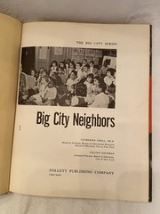 1955 BIG CITY NEIGHBORS Urell & Goldman HB New York City Ex-Library