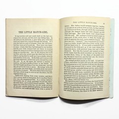 Antique 1910s The Snow Man And Other Stories: Little Match Girl, Little Thumb…