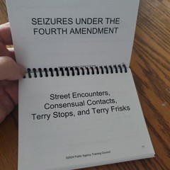 2024 Quick Reference Legal Guide Police Stops Questioning Search Arrest ID Force