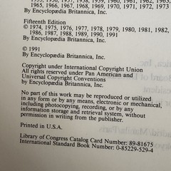 Encyclopedia Britannica 15th Edition 30 Vol Volume Complete Set