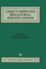 Kilov – Object-Oriented Behavioral Specifications – New hardback or ca – X555z