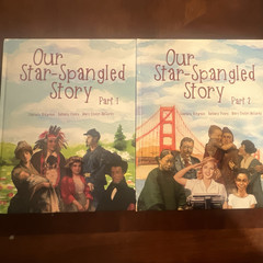 Notgrass Our Star-Spangled Story Parts 1 & 2 + Workbook + Timeline PB Lot