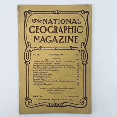 1905 SEPTEMBER National Geographic Magazine Vol XVI No 9