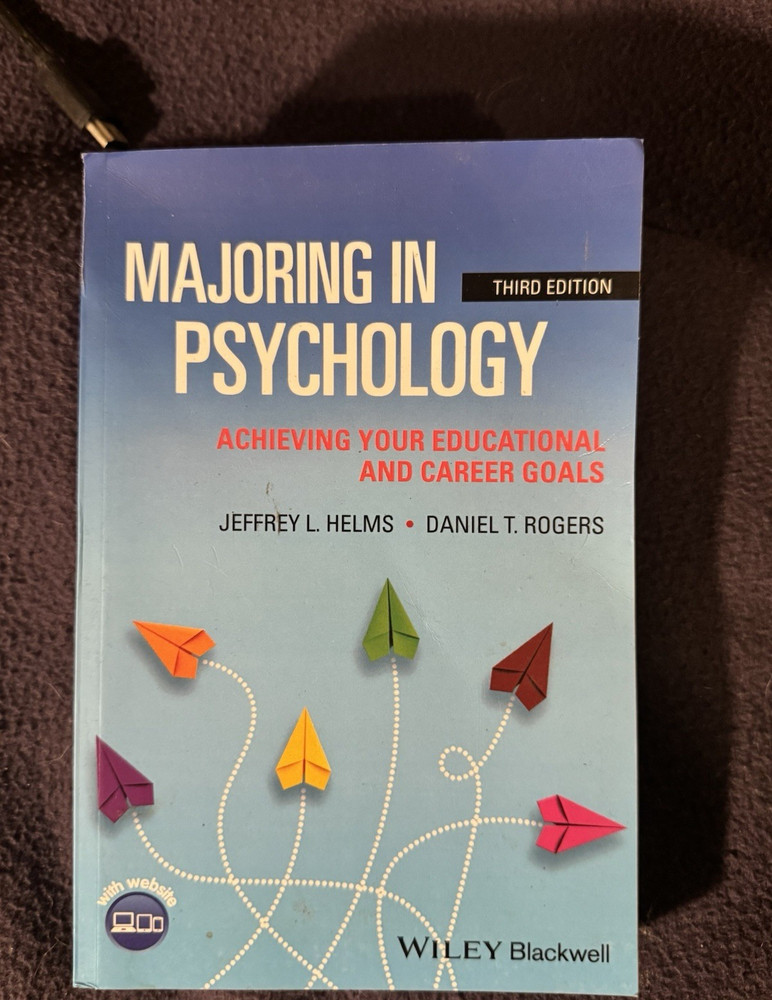 Wiley Blackwell Majoring in Psychology 3rd Ed Helms & Rogers PB 2014 496p