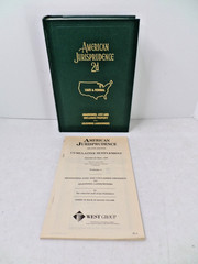 American Jurisprudence 2d 1994 State & Federal 2nd Ed Vol 1 w/ 1998 Supplement