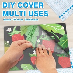 4 Pack Matte Clear Contact Paper Rolls Self Adhesive Book Covers