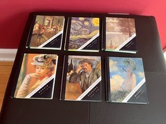 The Pocket Painters Hardcover Books Set of 6 Van Gogh Monet Degas Seurat Renoir