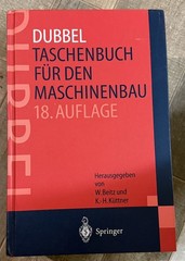Dubbel: Taschenbuch für den Machinenbau 18.Auflage