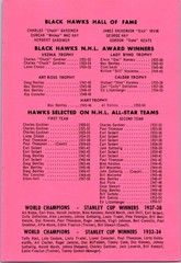 1959-1960 Chicago Blackhawks Media Guide – 38-page NHL Hockey Booklet Reprint
