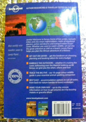 Lonely Planet Kenya (Country Guide) – Paperback By Tom Parkinson 2006 Tour Book