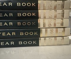 Vintage World Book Year Book Lot 1968-1969 & 1972-1987 Hardcover Set